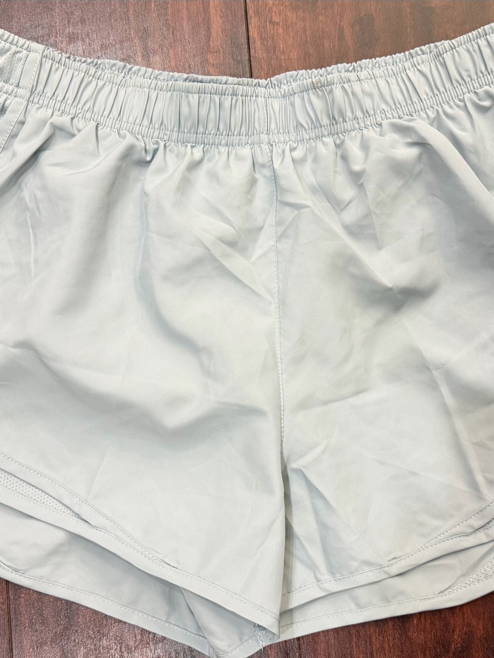 Nike Light Gray Women's Athletic Shorts Dri-Fit